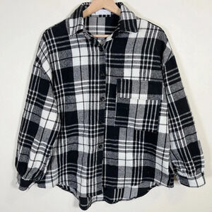 OAK + FORT |  PLAID SHACKET